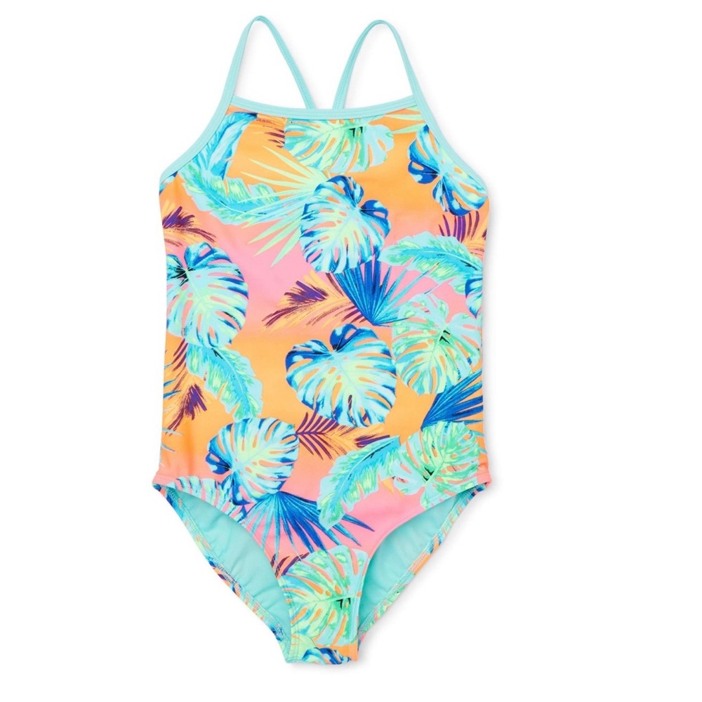 New Girls One Piece Swimsuit w/UPF 50+